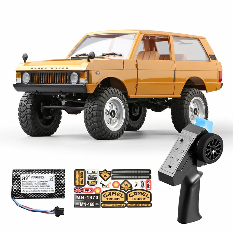 MN168 RC Crawler 1/12 Scale Range Rover – 4WD Off-Road Rock Crawler 2.4GHz RTR