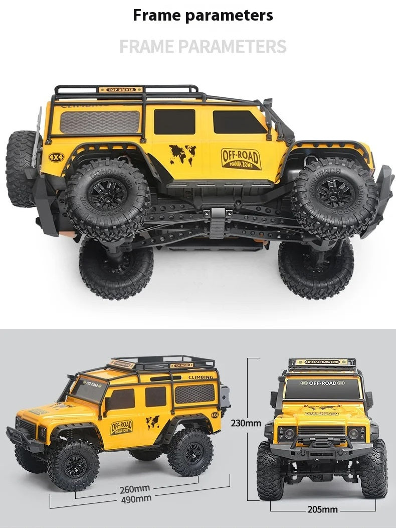 HB-ZP1005 1:10 HB Model RTR Version RC Car 2.4G 4WD RC Rock Crawler Defender